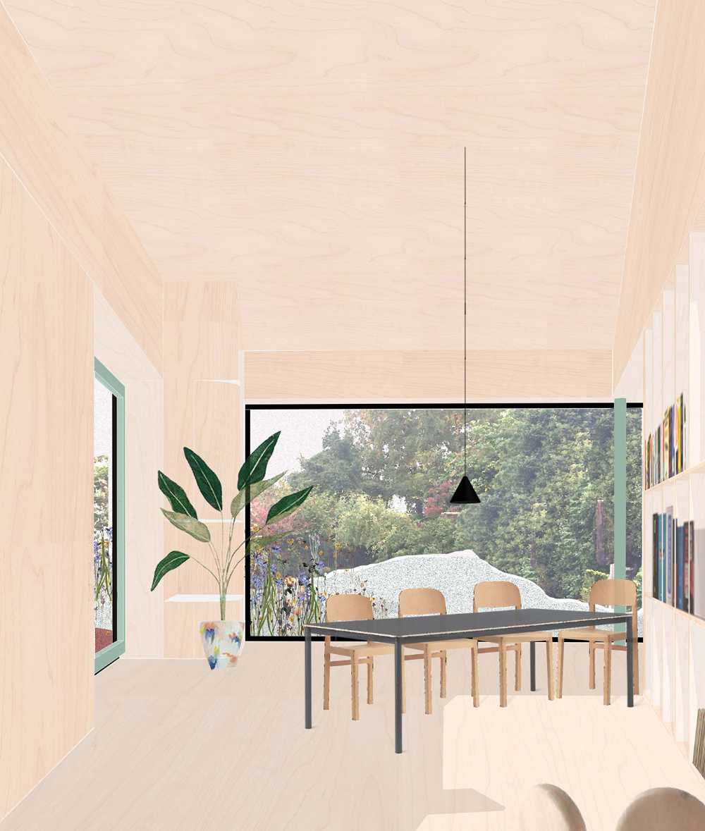Trasformazione di un garage in confortevole garden room dove gustare il tempo dell’ozio