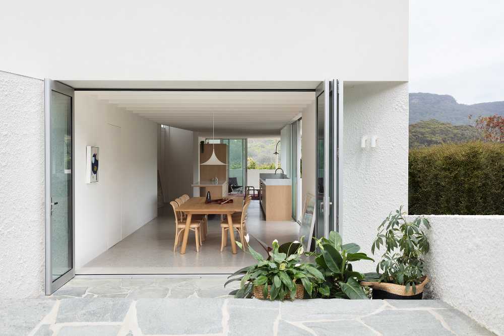 Architecture shapes the view of the landscape giving privacy and comfort to the inhabitants of the DD House