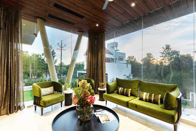 Yellow Stone House and nature-inspired color palette