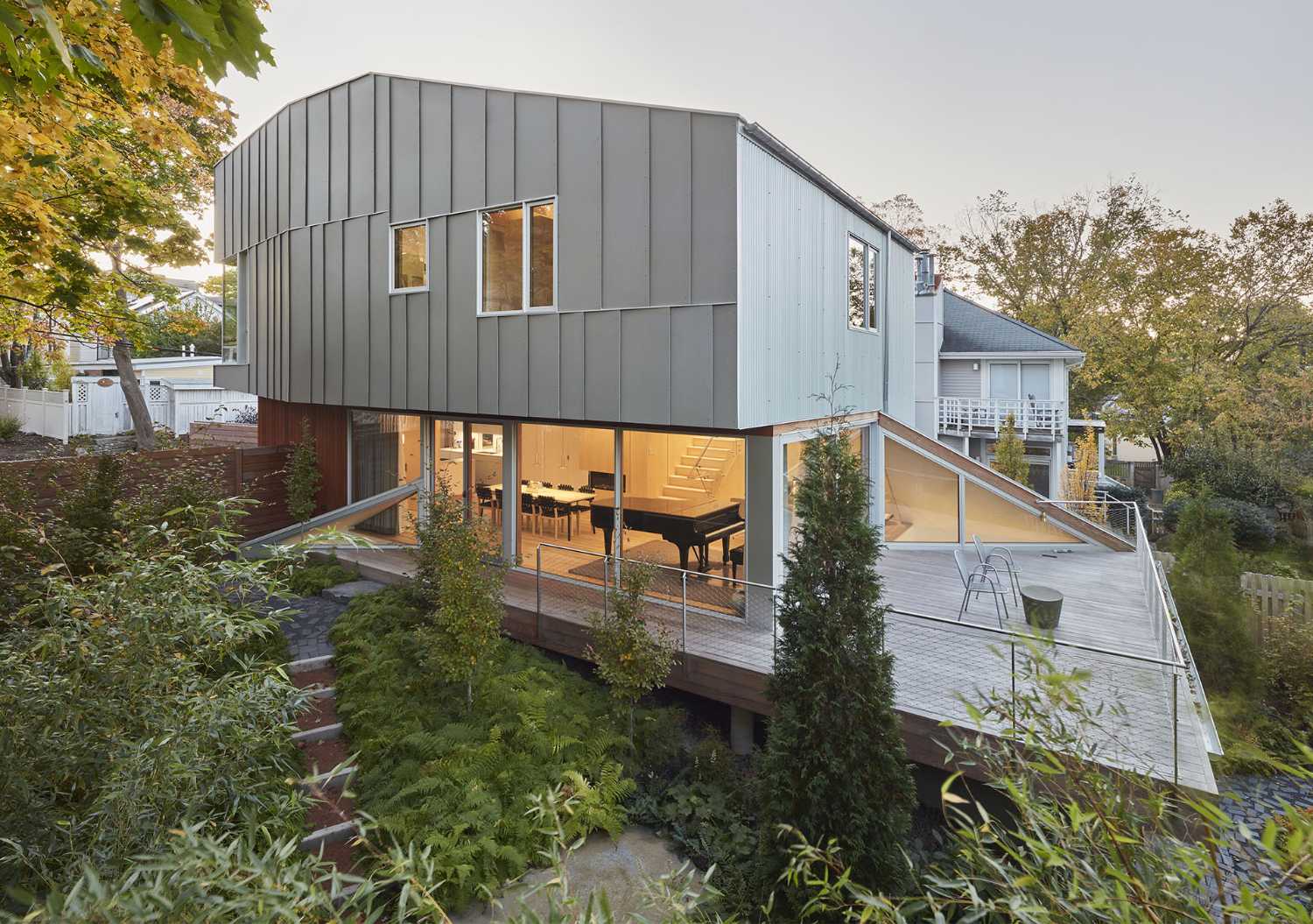 House II and its elegant fiber cement facade