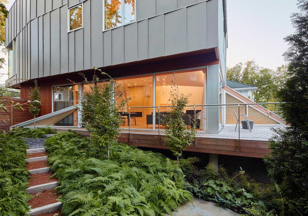 House II and its elegant fiber cement facade