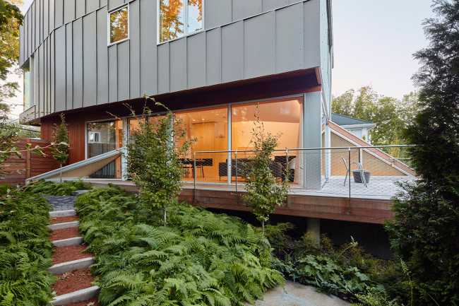 House II and its elegant fiber cement facade