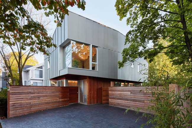 House II and its elegant fiber cement facade