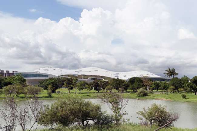 National Kaohsiung Centre for the Arts, a majestic architectural tree enshrines the city's artistic life under its protective canopy