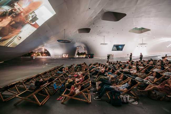 National Kaohsiung Centre for the Arts, a majestic architectural tree enshrines the city's artistic life under its protective canopy