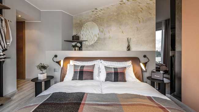 Hotel Val Di Sogno in Malcesine, lake view rooms with an original concept