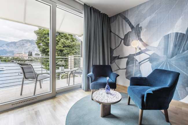 Hotel Val Di Sogno in Malcesine, lake view rooms with an original concept