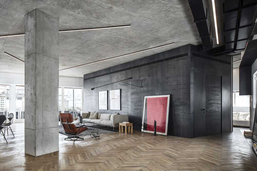 Maison d'exposition d'art dans l'ancienne clinique Zamenhof de Tel Aviv: un loft de style Bauhaus