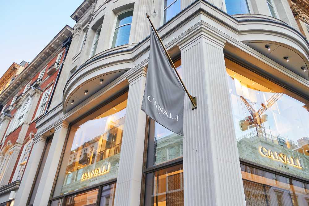 Canali in London: a flagship store conceived as a treasure trove of elegance