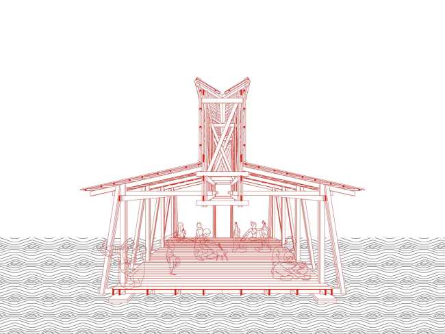 Light House un pabellón para la Field of Sparks Artweek en Hungría