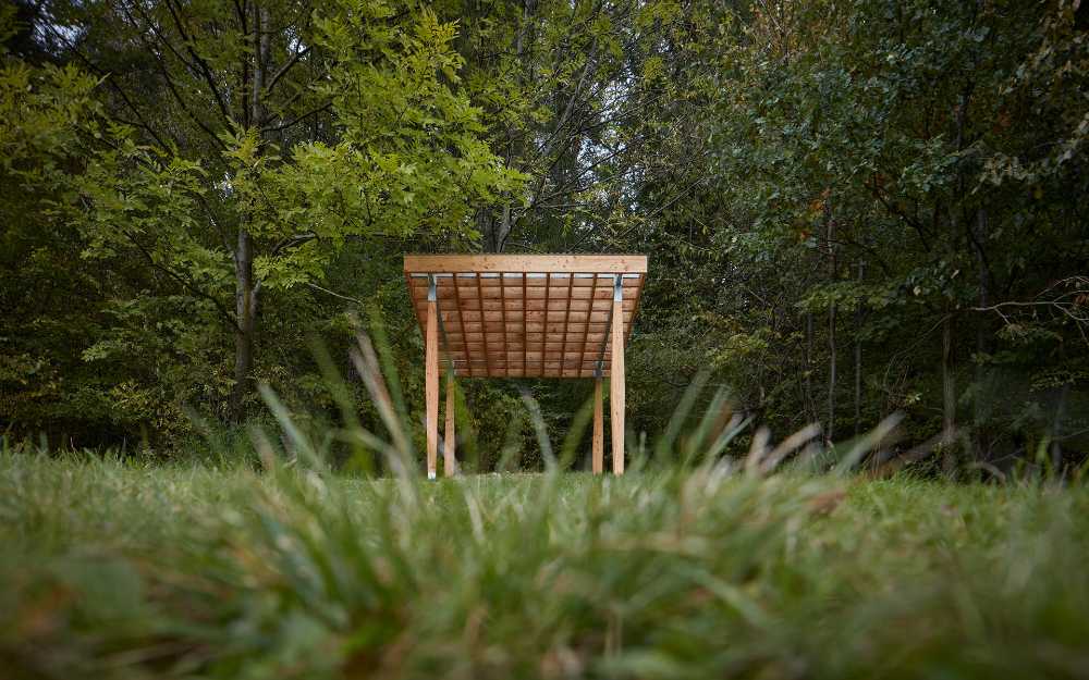Le mobilier d'extérieur en bois favorise une vie saine et en harmonie : les Yogapoints