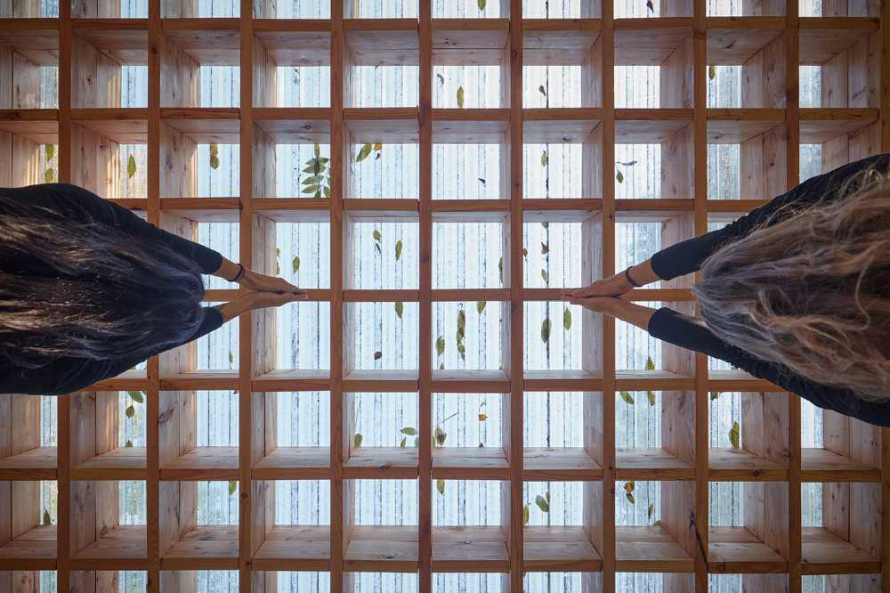Wooden outdoor furniture promotes healthy living and in harmony: the Yogapoints