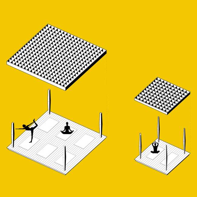 Arredo outdoor in legno incoraggia una vita sana e in armonia: gli Yogapoints