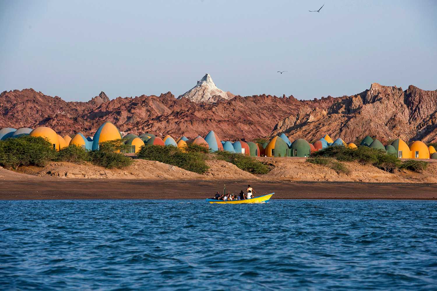 The Presence in Hormuz, the island that swells with rainbow-coloured domes