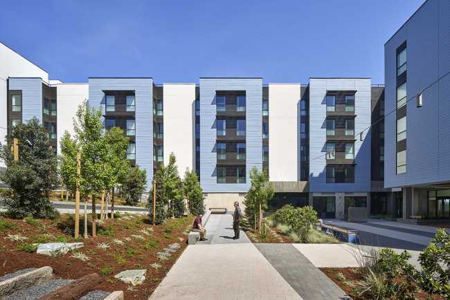 Edwin M. Lee Apartments for an integrated, equal and sustainable community in the Mission Bay neighborhood of San Francisco