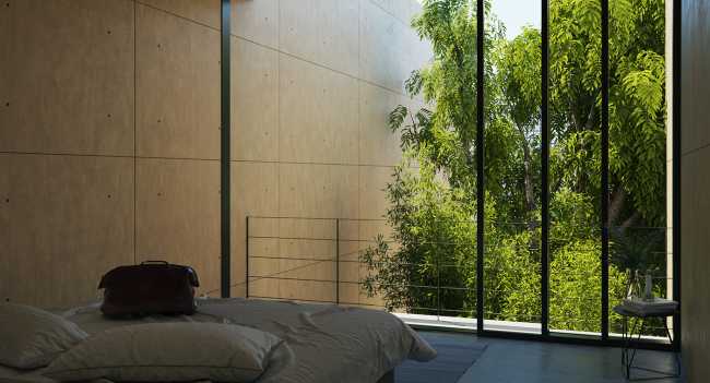 3 patios, 4 metros, 3 volúmenes: Casa 3 Patios