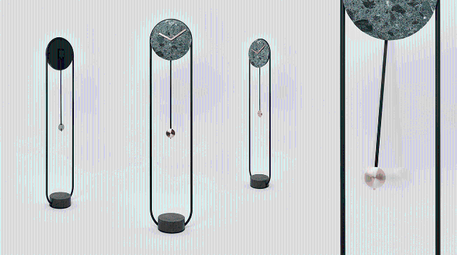 Totem, the pendulum clock that fits into contemporary living