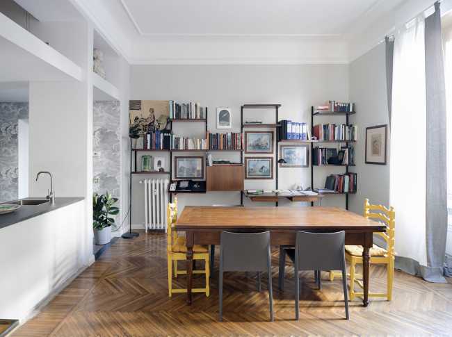 Restyling Tertullian apartment in Milan while preserving its original spirit
