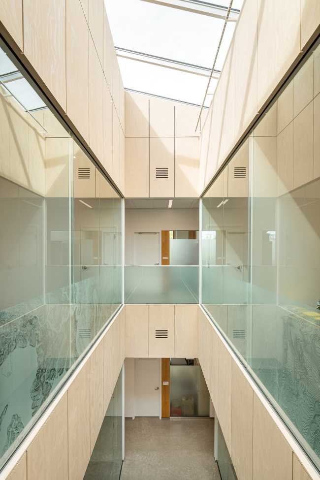 The new buildings at the Oregon Forest Science Complex for education in inspiring and evocative environments