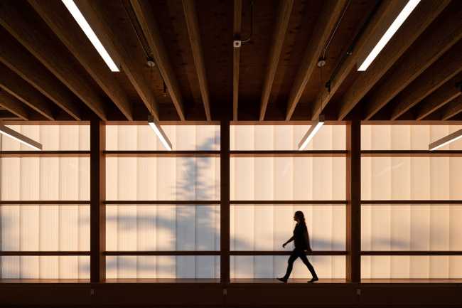 The new buildings at the Oregon Forest Science Complex for education in inspiring and evocative environments