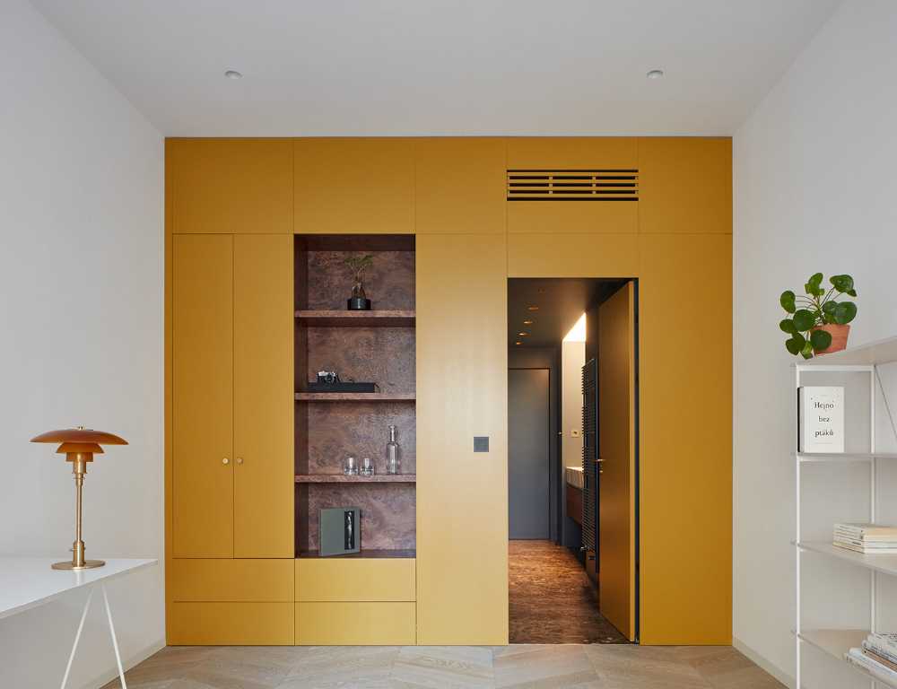 077 Residence, a renovation of a large apartment in the heart of Prague. A Rich mood board with refined details