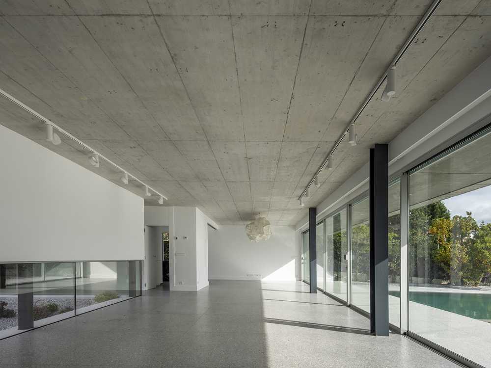A house in Nigran, Spain. The architecture seen as
