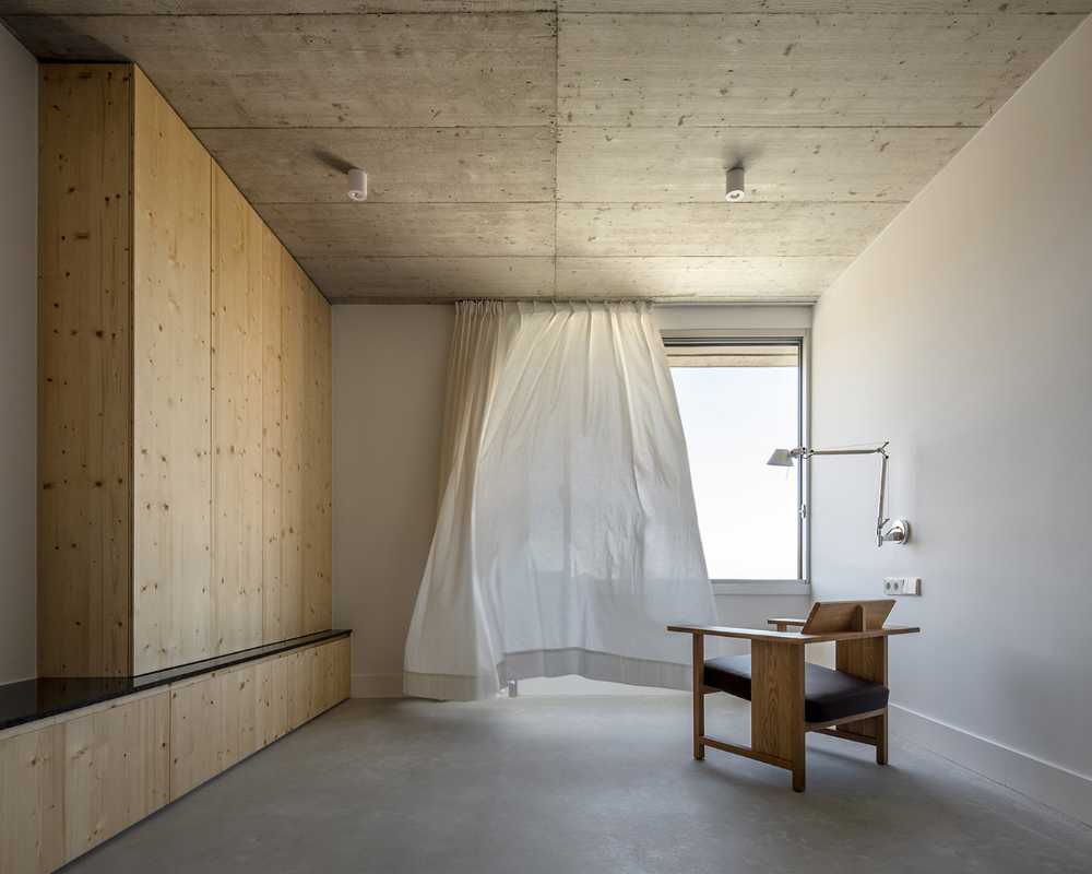 A house in Nigran, Spain. The architecture seen as