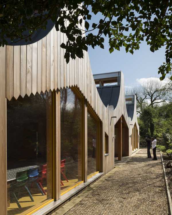 Woodland Classrooms, portals between the familiar territory of the school and the mysterious world of the forest