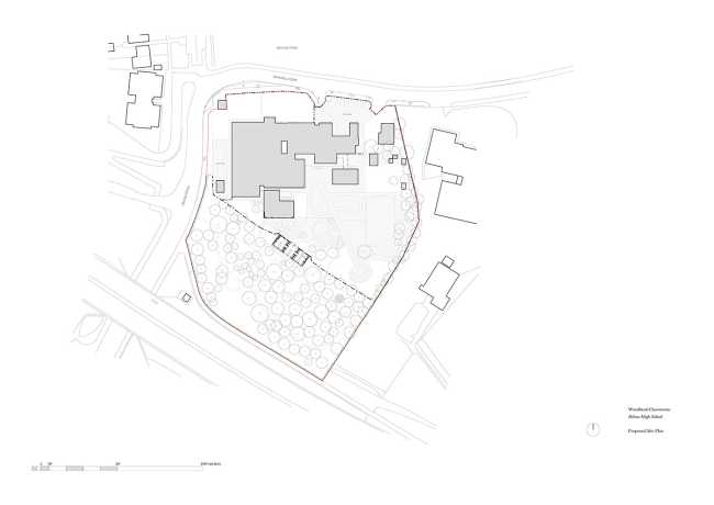 Woodland Classrooms, portals between the familiar territory of the school and the mysterious world of the forest