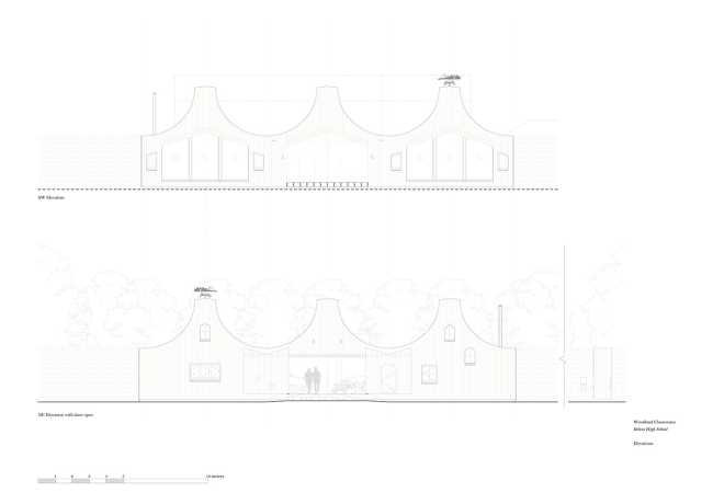 Woodland Classrooms, portals between the familiar territory of the school and the mysterious world of the forest