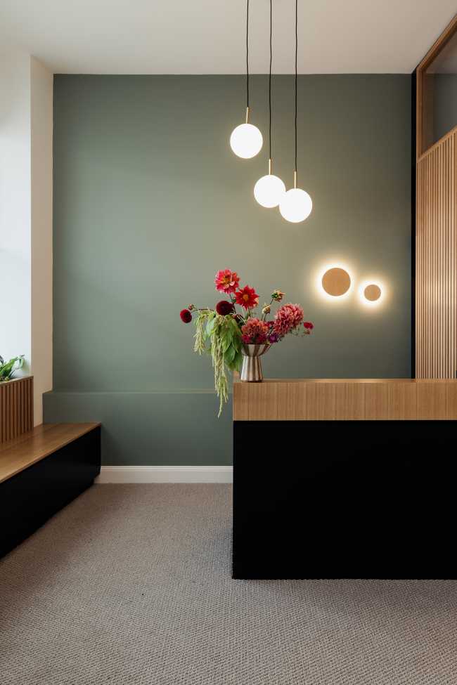 A quiet psychology practice in Tasmania. Peaceful light and a sense of welcome underpin the therapy as much as the space that houses it