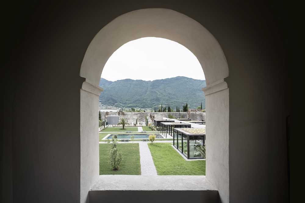 Hotel and spa inside a 17th-century monastery for an out-of-time experience on the shores of Lake Garda