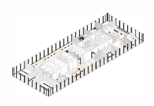 Il nuovo headquarter di Buysse & Partners e la domesticità dello spazio ufficio in un edificio icona dell’architettura moderna belga