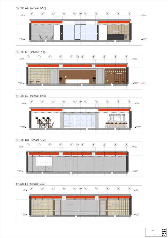 Il nuovo headquarter di Buysse & Partners e la domesticità dello spazio ufficio in un edificio icona dell’architettura moderna belga