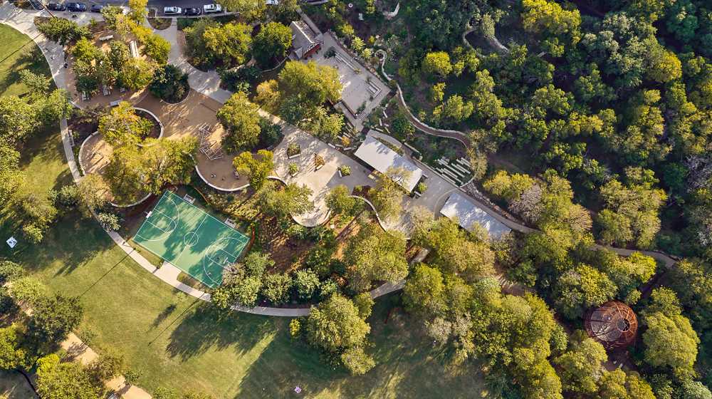 Restyling del histórico espacio verde público de Austin. El Pease Park