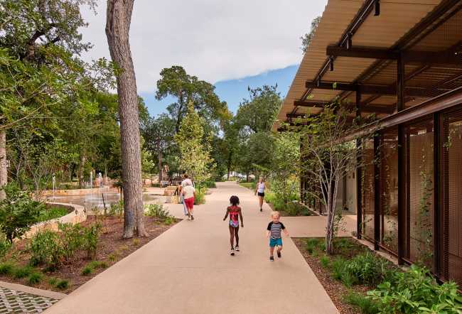 Restyling del histórico espacio verde público de Austin. El Pease Park