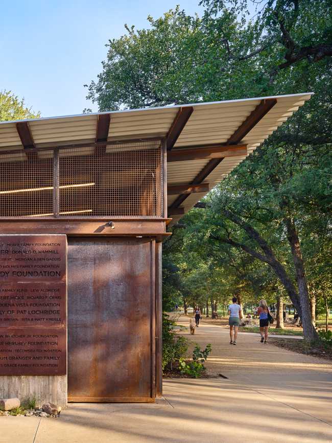 Restyling del histórico espacio verde público de Austin. El Pease Park