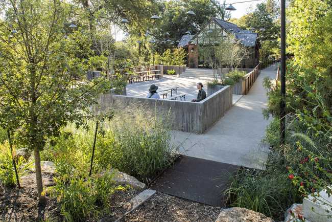 Restyling del histórico espacio verde público de Austin. El Pease Park