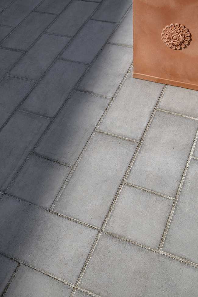 Riqualificazione urbana a Serravalle Scrivia. Una pavimentazione che rivede in chiave moderna quella  preesistente