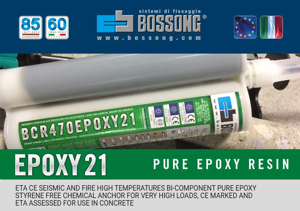 Pure and high performance seismic epoxy resin - BCR EPOXY21