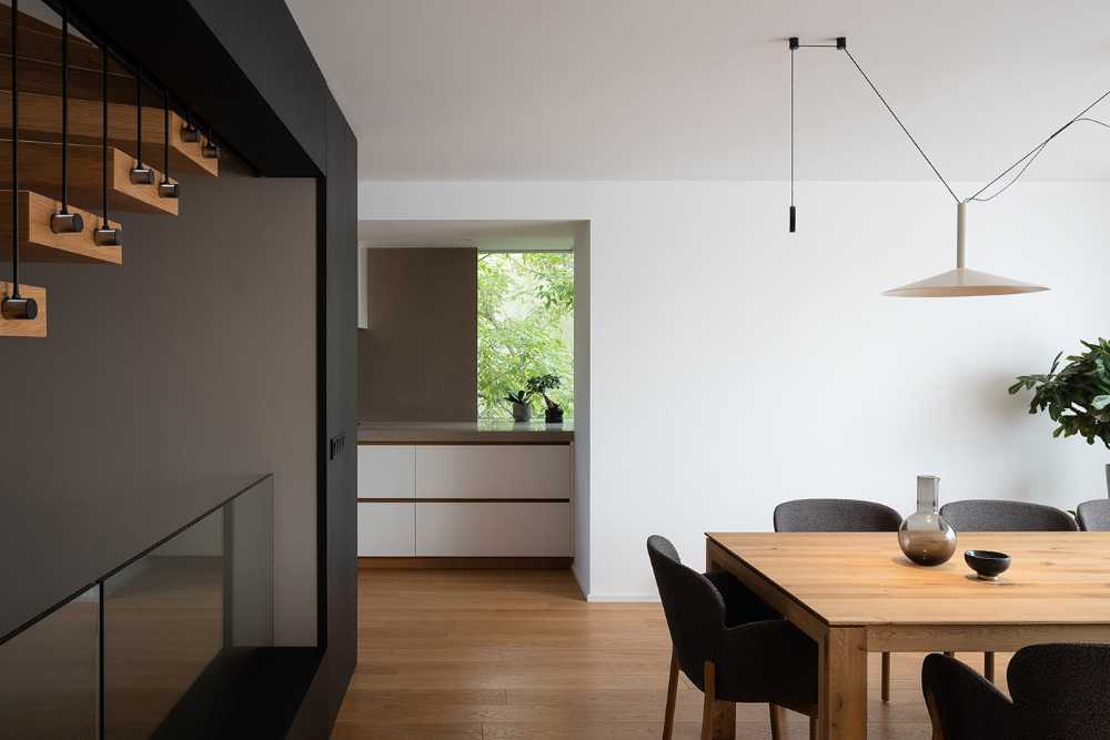 The reconstruction of the Cherry Tree House in Prague. This is an extravagant house which does not break the rules