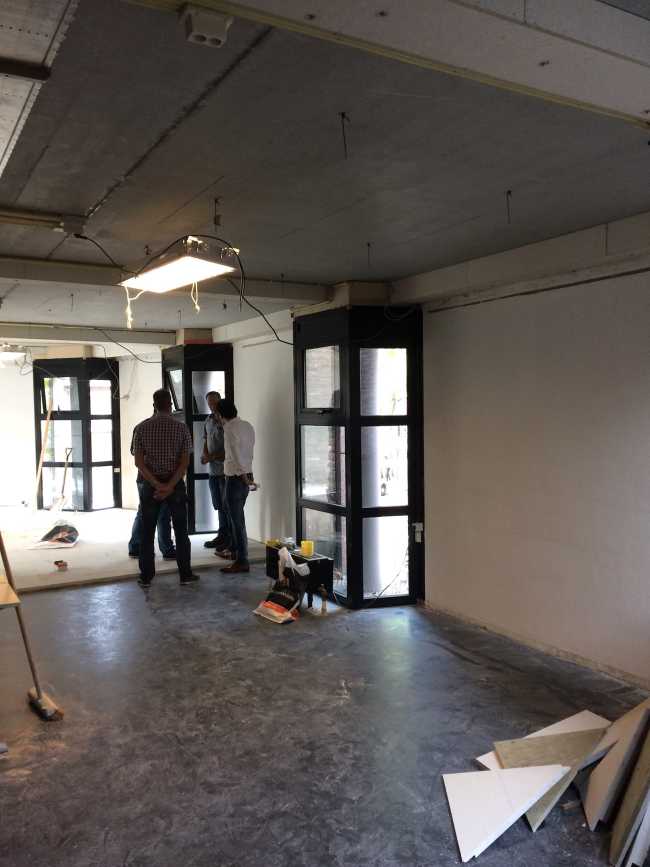 Willem Twee studios. Areas for electronic music in the attics of an old monumental synagogue