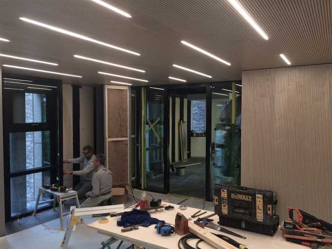 Willem Twee studios. Areas for electronic music in the attics of an old monumental synagogue