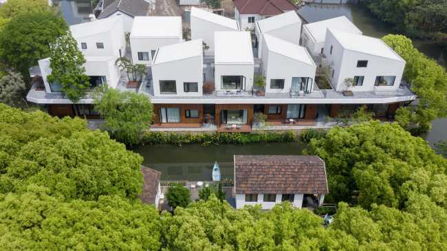 BAN Villa y la nueva comunidad rural en las afueras de Shanghái