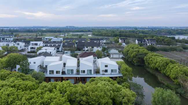 BAN Villa y la nueva comunidad rural en las afueras de Shanghái