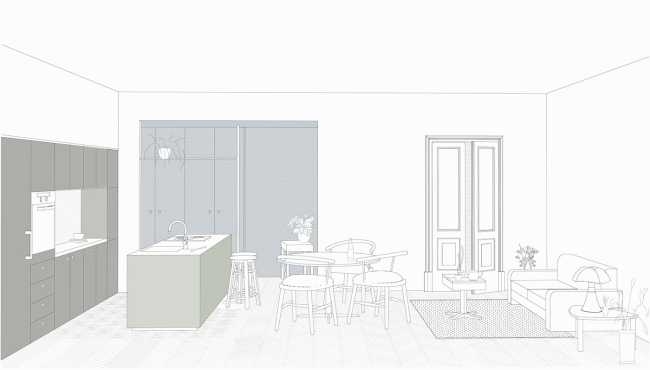 Renovation of the Pier Lombardo apartment in Milan. A classic and contemporary aesthetics in perfect harmony