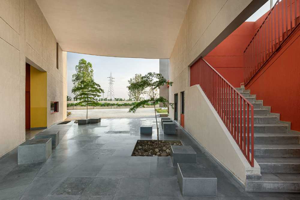 St. Martha Bethany Vidyalaya School. A school in India that protects its young visitors with its high walls