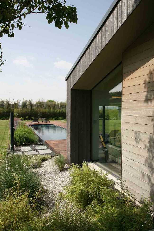 The farming landscape of Bassano del Grappa embraces the new country house