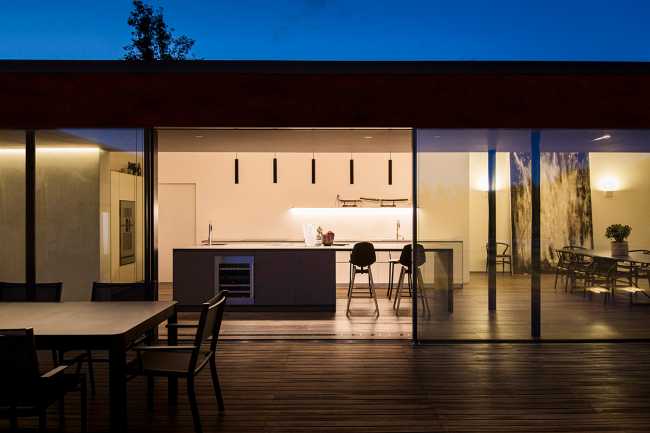 The farming landscape of Bassano del Grappa embraces the new country house