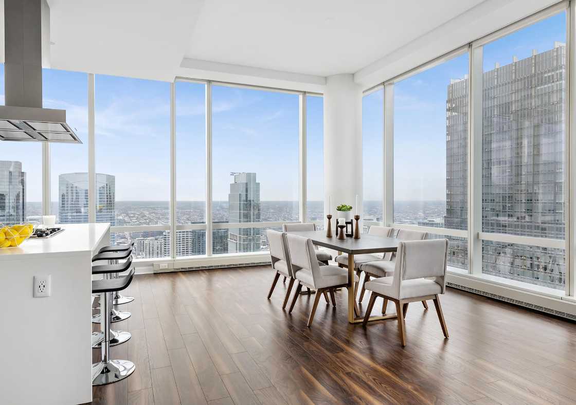 Example of penthouse architecture